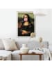 Orangewallz Gerahmter Kunstdruck "Mona Lisa - Gum''
