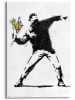 Orangewallz Kunstdruck "Banksy - the flower thrower"