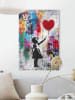 Orangewallz Kunstdruk "Concrete Balloon Girl" - (B)60 x (H)90 cm