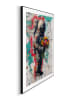 Orangewallz Druk artystyczny "Astro Streetart" w ramce