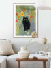 Orangewallz Gerahmter Kunstdruck "Gustav Klimt - Cat"