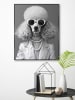 Orangewallz Ingelijste kunstdruk "Poodle Coco" - (B)40 x (H)50 cm