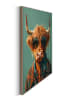 Orangewallz Gerahmter Kunstdruck "Vintage Highlander"