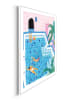 Orangewallz Gerahmter Kunstdruck "Pool Fun"