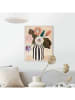 Orangewallz Ingelijste kunstdruk "Black White Striped Vase"