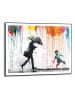 Orangewallz Gerahmter Kunstdruck "Colour Rain"