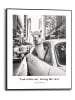 Orangewallz Ingelijste kunstdruk "Alpaca New York" - (B)40 x (H)50 cm