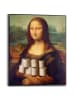 Orangewallz Gerahmter Kunstdruck "Toilet Mona Lisa"