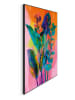 Orangewallz 2er-Set: Gerahmte Kunstdrucke "Vibrant Flowers"