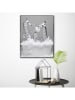 Orangewallz Ingelijste kunstdruk "Family Giraffe" - (B)40 x (H)50 cm