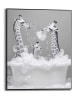 Orangewallz Gerahmter Kunstdruck "Family Giraffe"