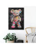 Orangewallz Gerahmter Kunstdruck "Bear"