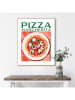 Orangewallz Druk artystyczny "Pizza Margherita" w ramce