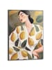 Orangewallz Ingelijste kunstdruk "Lemon Lady"