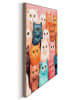Orangewallz Gerahmter Kunstdruck "Cat Audience"