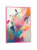 Orangewallz Druk artystyczny "Colourful Painted Flowers I" w ramce