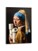 Orangewallz Gerahmter Kunstdruck "Toilet Pearl Girl"