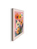 Orangewallz Ingelijste kunstdruk "Cheerful Flowers"