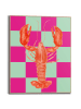 Orangewallz Gerahmter Kunstdruck "Lobster Pink Mint"