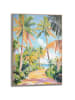 Orangewallz Gerahmter Kunstdruck "Tropical Escape"