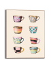 Orangewallz Ingelijste kunstdruk "Coffee Cup Deco"