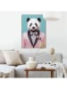 Orangewallz Ingelijste kunstdruk "Beau Tie Panda"