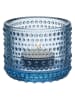 iittala Windlicht ''Kastehelmi'' in Blau - (H)8 cm