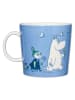 Moomin Kubek jumbo "D" w kolorze niebieskim - 400 ml