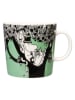 Moomin Kubek w kolorze zielono-białym - 400 ml