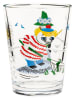 Moomin Glas "Fishing" in Transparent/ Grün - 220 ml