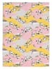 Moomin Handdoek "Family Time" lichtroze/geel - (L)70 x (B)50 cm