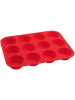 Dr. Oetker Silikon-Muffinform "Flexxible Love" in Rot - (L)32,5 x (B)24,5 cm