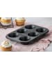 Dr. Oetker Forma "Tradition" w kolorze czarnym do muffinek - 19 x 28 cm