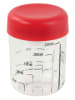 Dr. Oetker Mixbecher in Transparent/ Rot - 250 ml