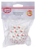 Dr. Oetker 2er-Set: Papier-Backförmchen in Weiß/ Rot - 2x 50 Stück