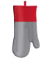 Dr. Oetker Ofenhandschuh "Flexxibel" in Rot/ Grau - (L)31 x (B)14 cm