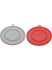 Dr. Oetker Silikon-Untersetzer "Flexxibel" in Grau/ Rot - Ø 18,5 cm