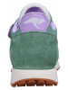 Kangaroos Leder-Sneakers "Flap" in Grün/ Lila
