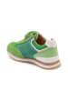 bisgaard Leren sneakers groen/wit