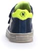 Naturino Skórzane sneakersy "Hess" w kolorze granatowym