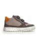 Naturino Leder-Sneakers in Anthrazit/ Orange