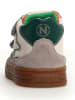 Naturino Leder-Sneakers in Grau/ Beige/ Grün