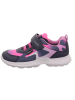 superfit Leren sneakers "Rush" roze/donkerblauw