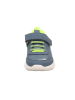 superfit Leder-Sneakers "Rush" in Blau/ Grün