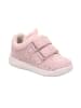 superfit Leder-Sneakers "Lillo" in Rosa/ Silber