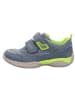 superfit Leren sneakers "Storm" blauw/groen
