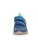 superfit Leder-Sneakers "Storm" in Blau/ Hellblau/ Orange