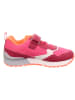 superfit Leren sneakers "Dash" roze/wit/rood