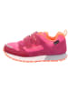superfit Leren sneakers "Dash" roze/oranje/rood