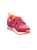 superfit Leren sneakers "Dash" roze/oranje/rood